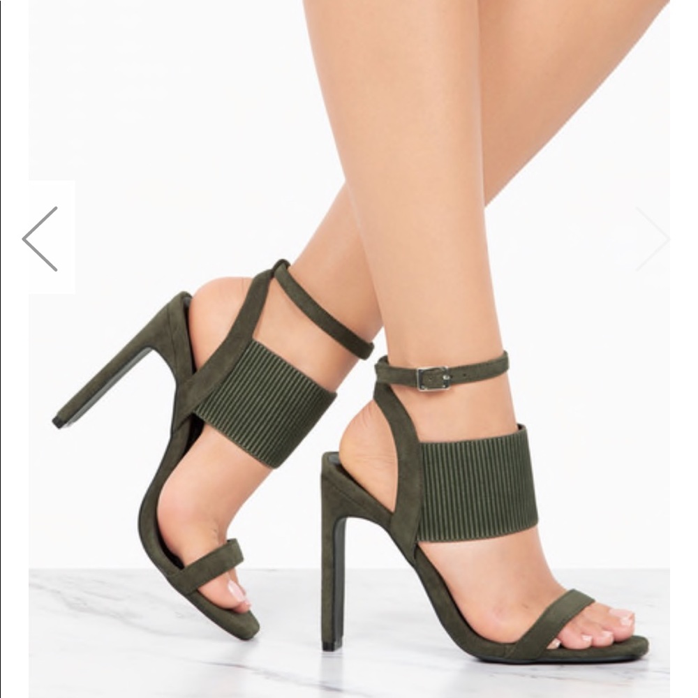 Brand new with box olive heels